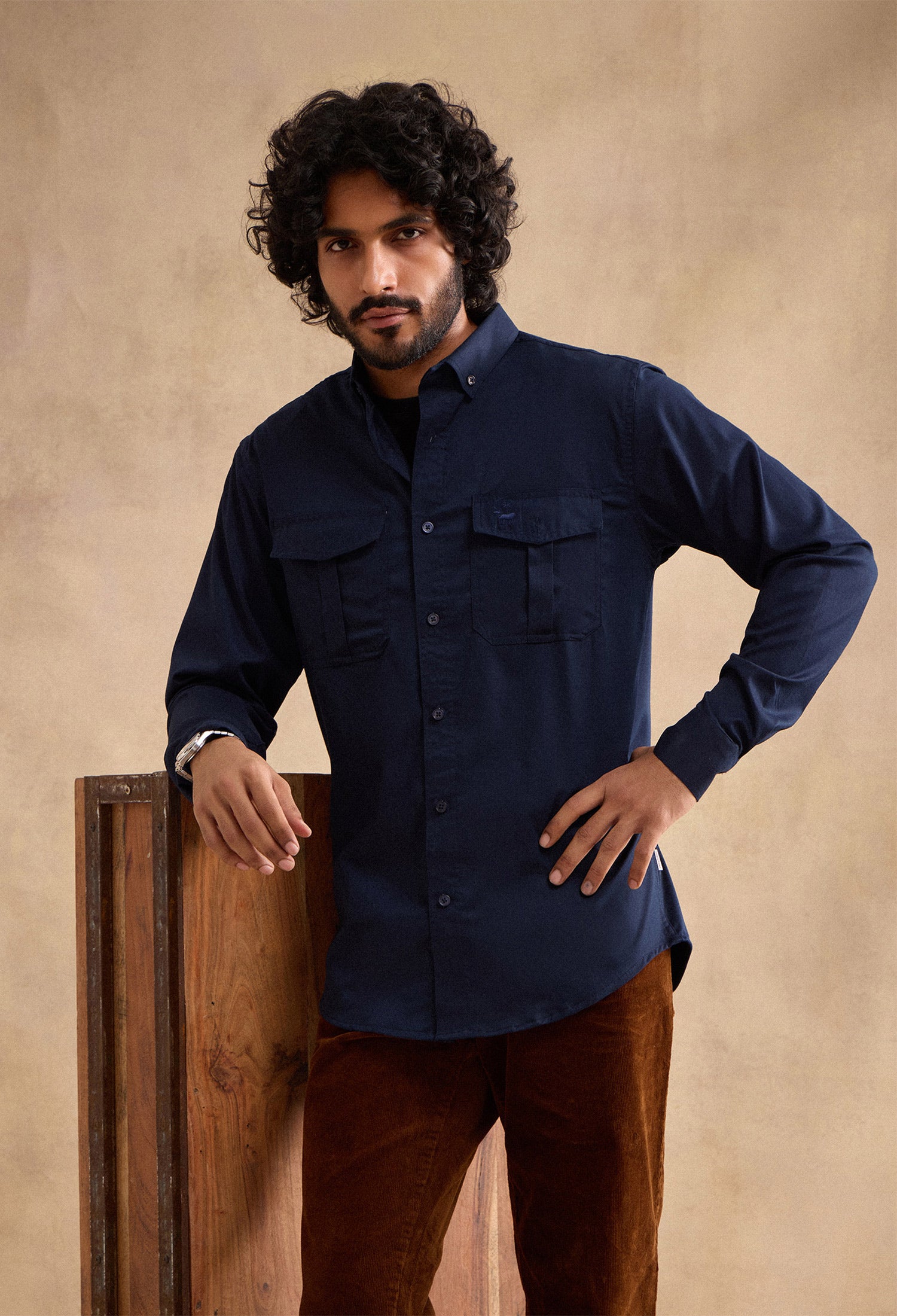 Charlie Shirt - Navy