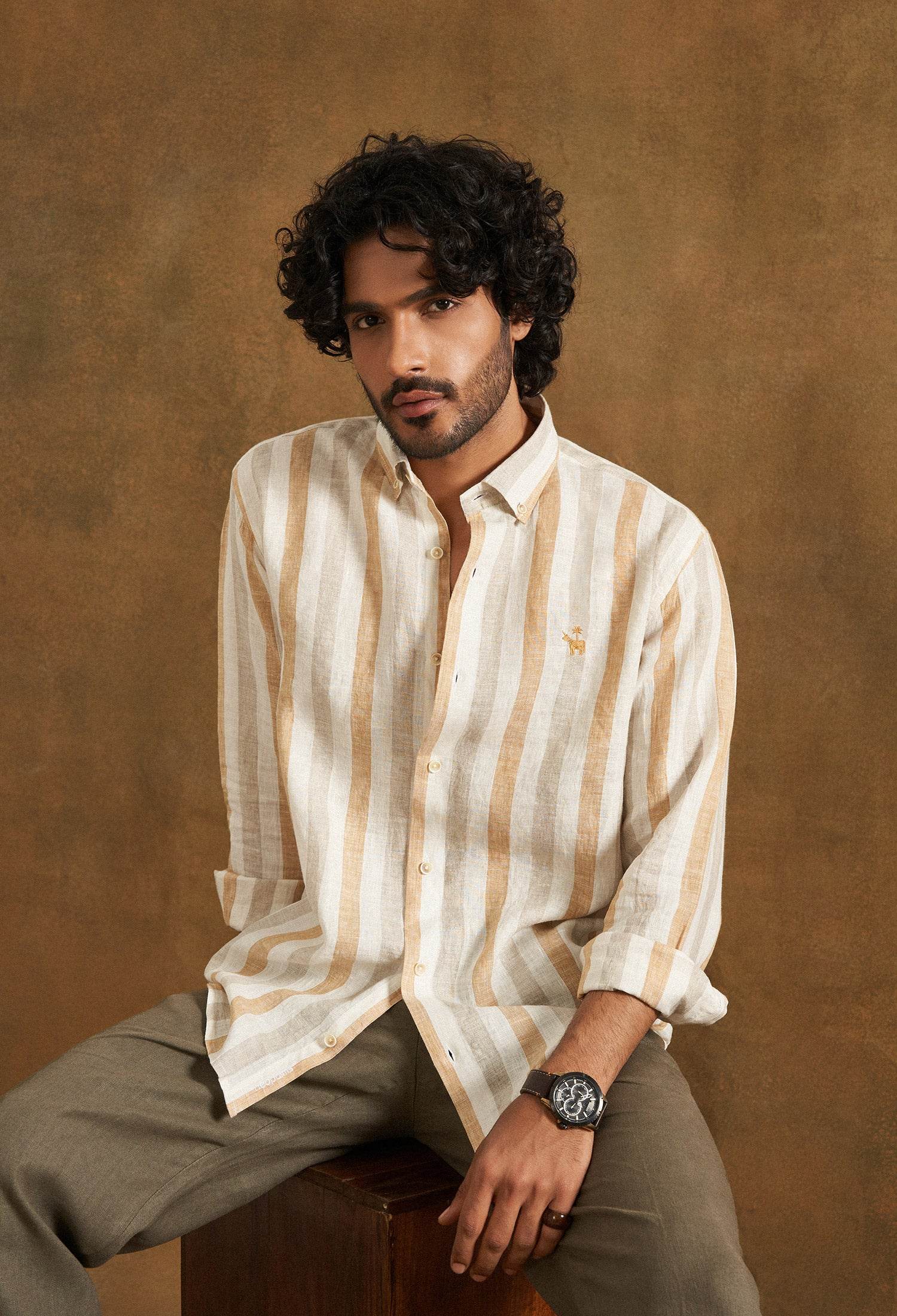 Desert Paradise Linen Shirt - neopalms