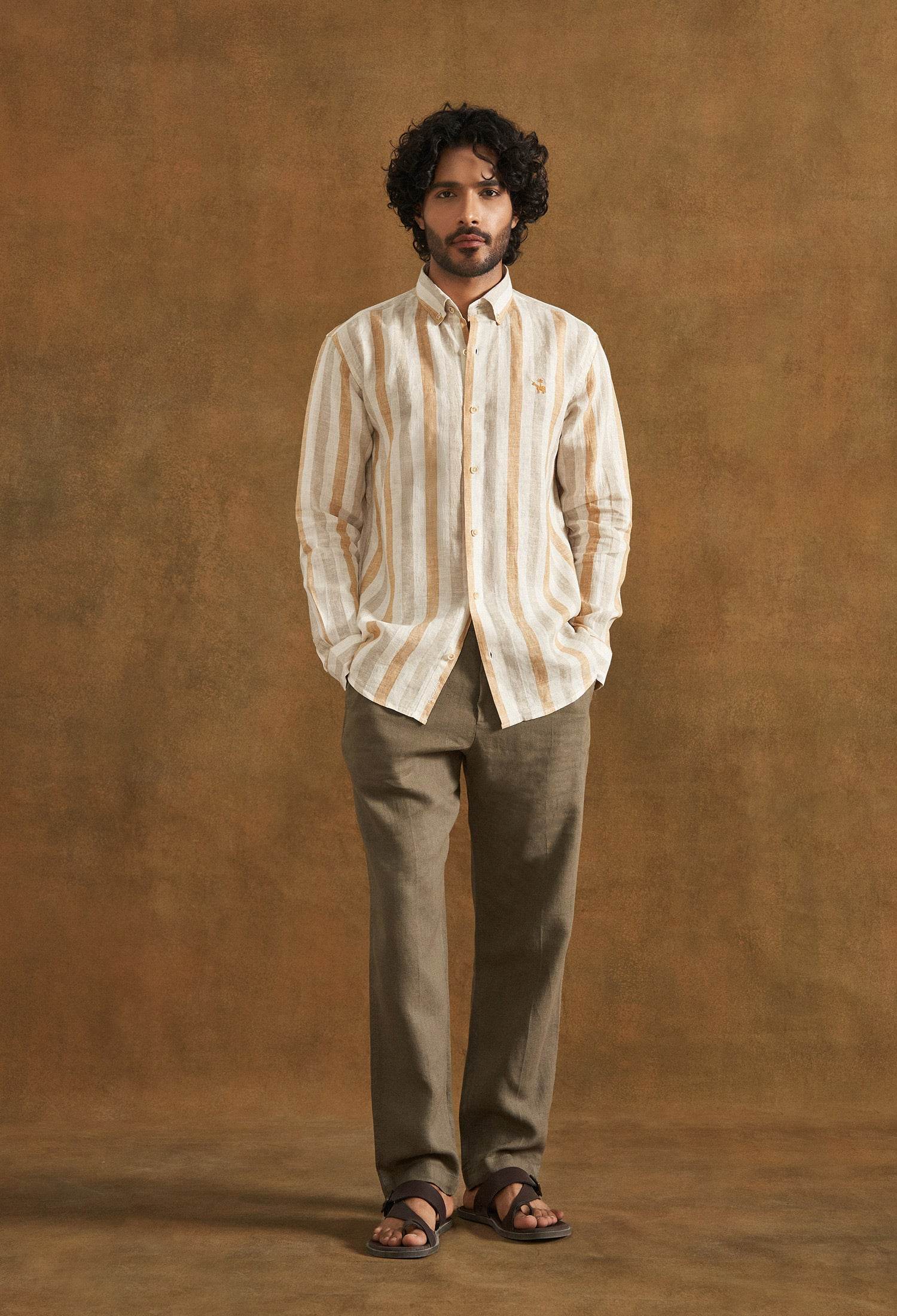 Desert Paradise Linen Shirt - neopalms