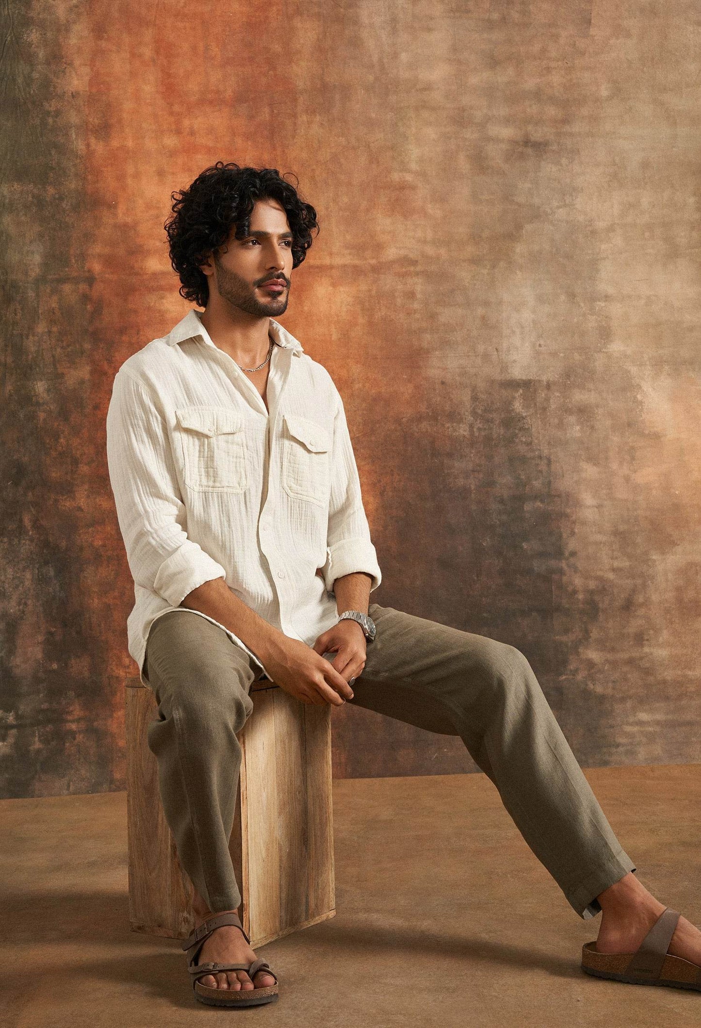 Sindh Salt Cotton Gauze Shirt - neopalms