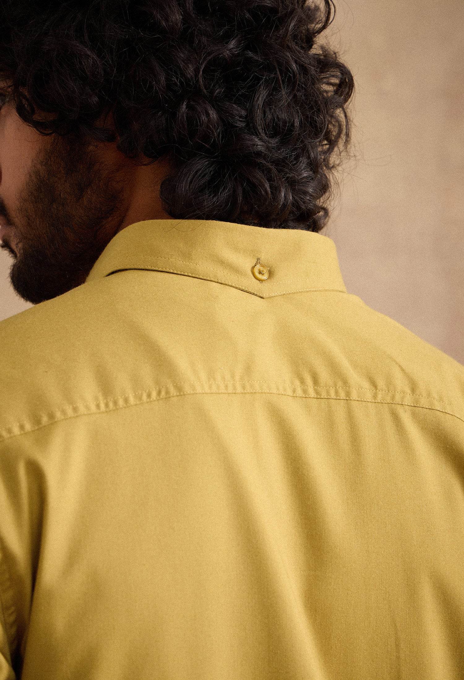 Charlie Shirt - Mustard Green - neopalms