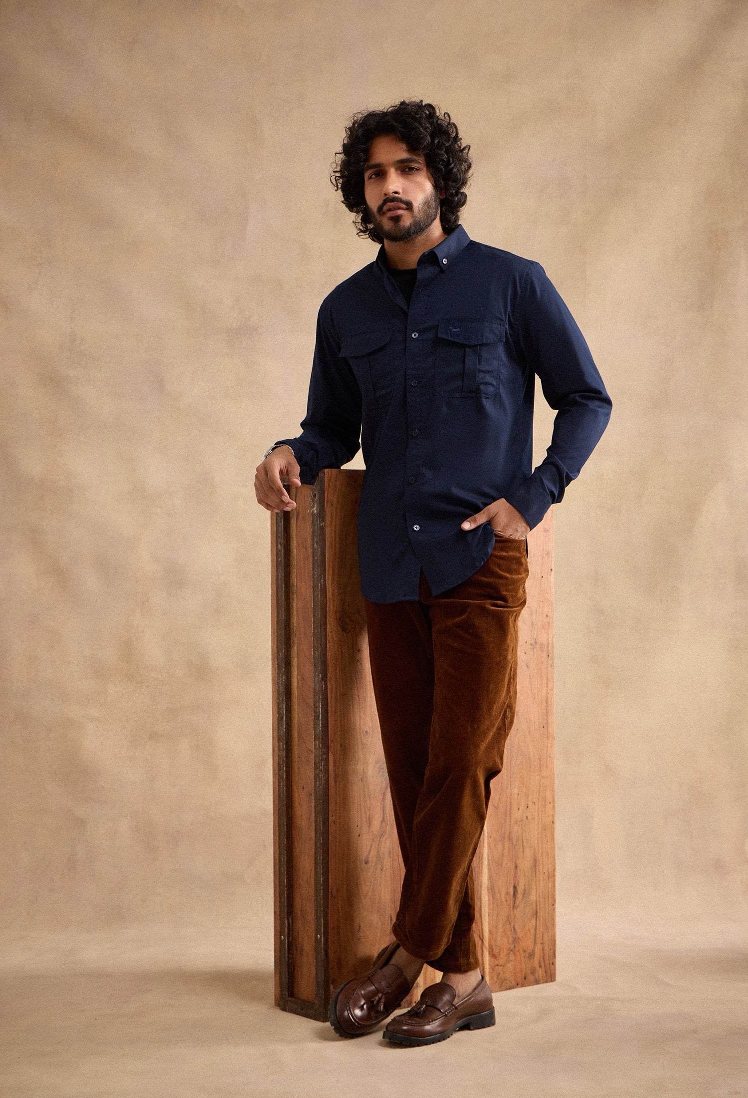 Charlie Shirt - Navy - neopalms