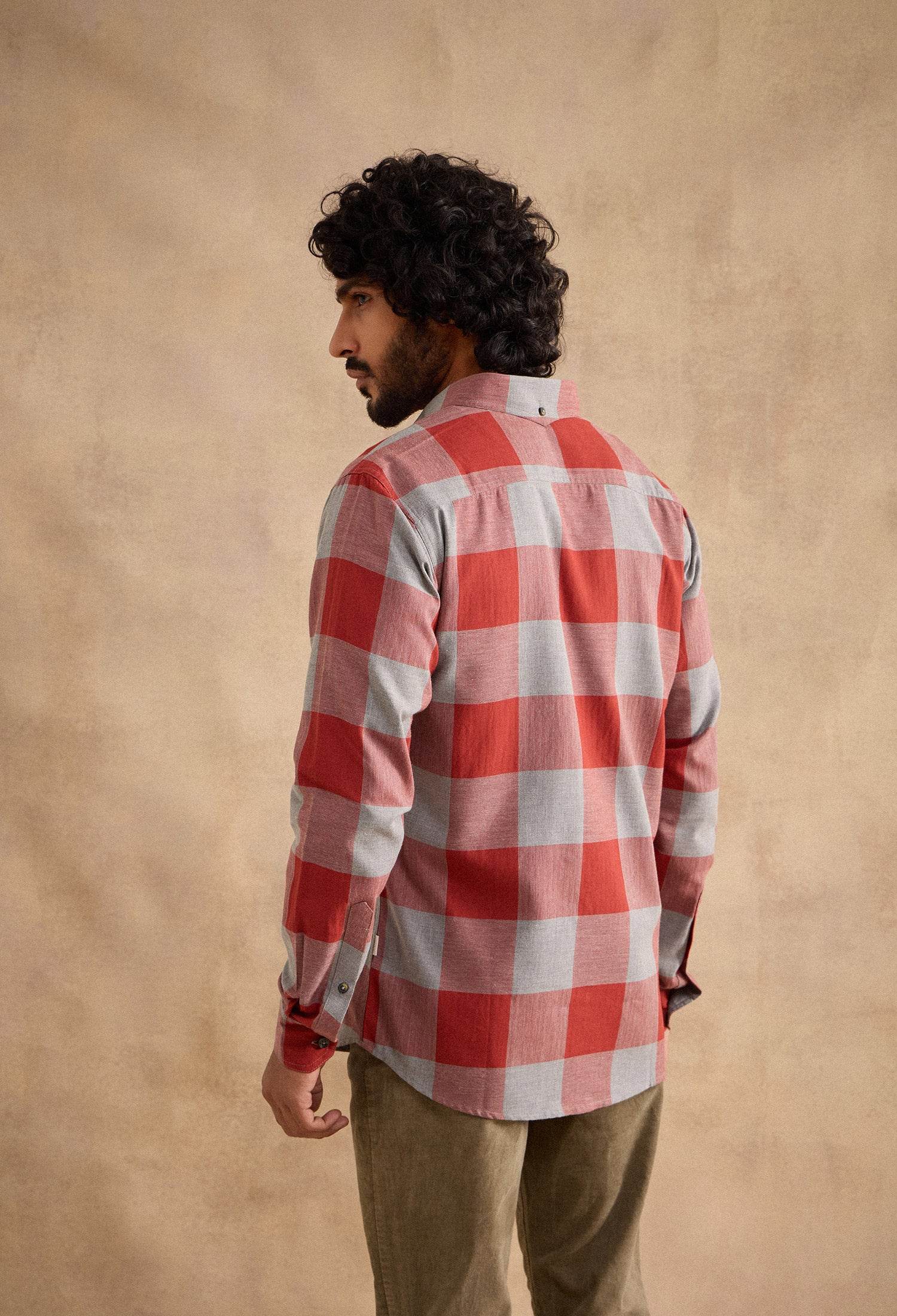 Moore Shirt - Maroon and Grey - neopalms