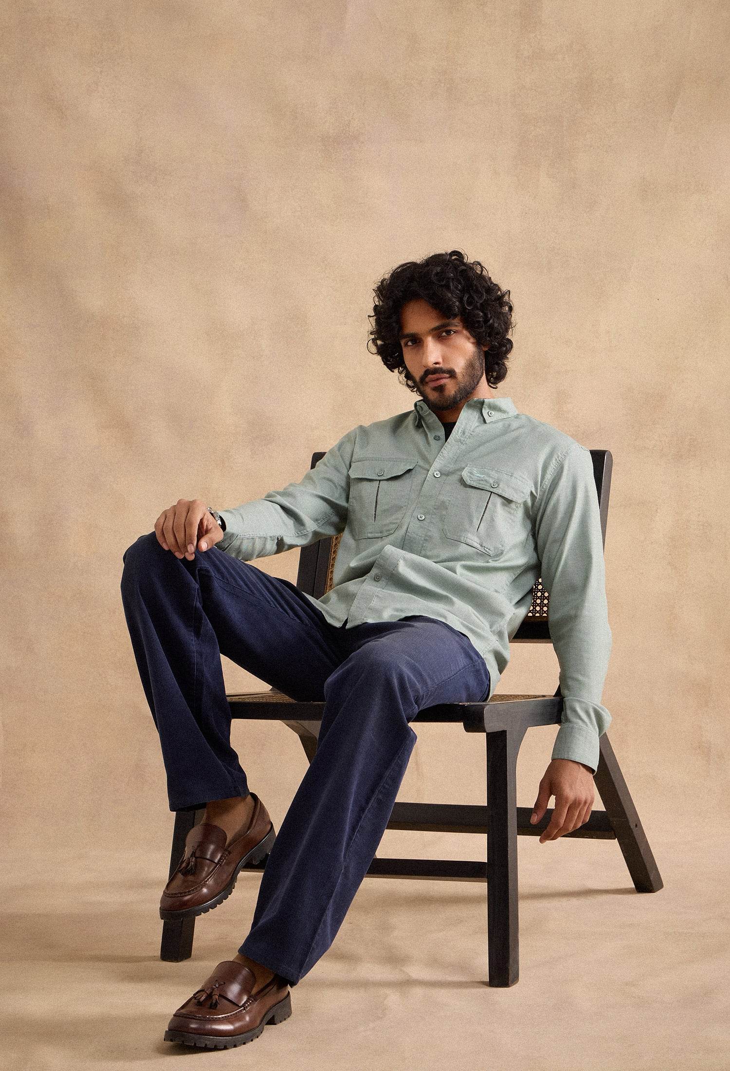 Alpine Shirt - Dusty Green - neopalms