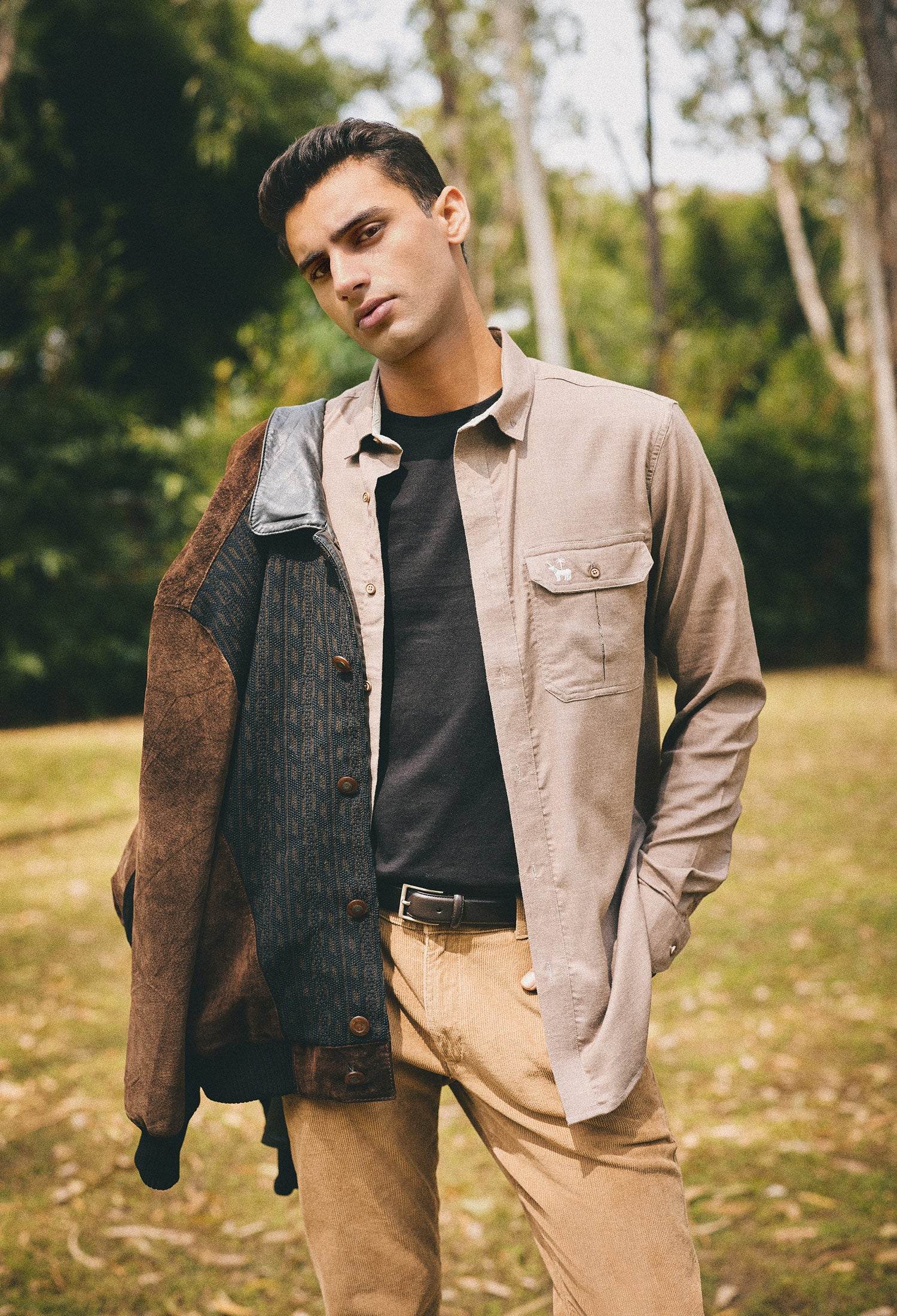 Alpine Shirt - Brown - neopalms