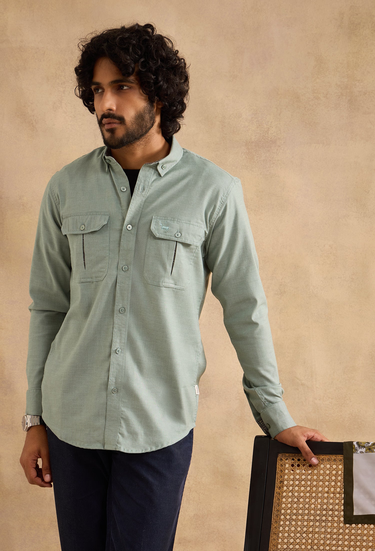 Alpine Shirt - Dusty Green