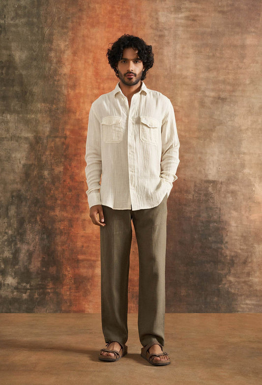 Sindh Salt Cotton Gauze Shirt - neopalms