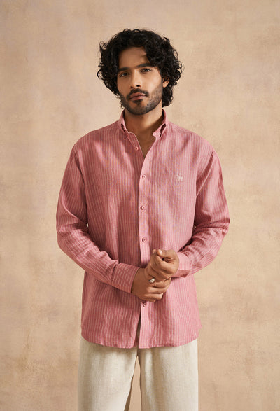 Rosewood Linen Shirt