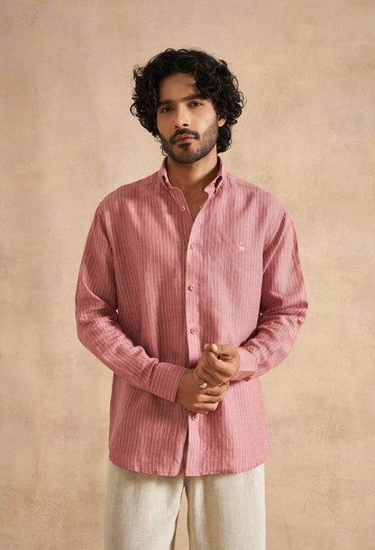 Rosewood Linen Shirt - neopalms