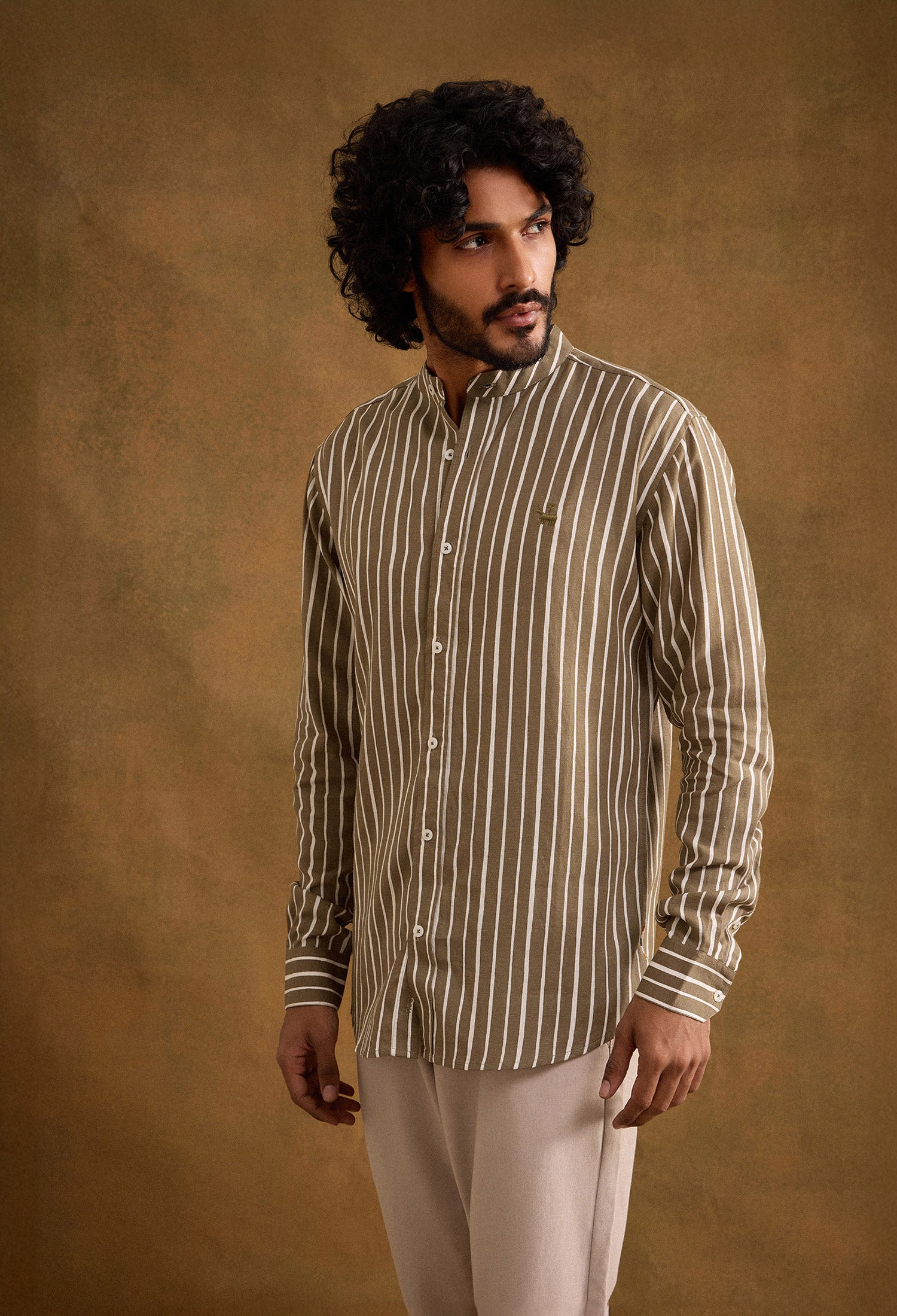 Oliver Cotton Linen Blend Shirt