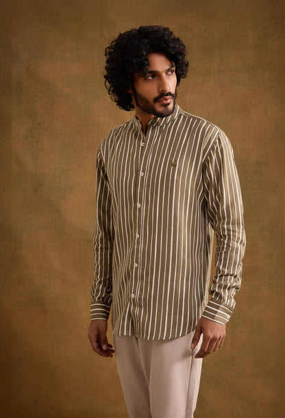 Oliver Cotton Linen Blend Shirt
