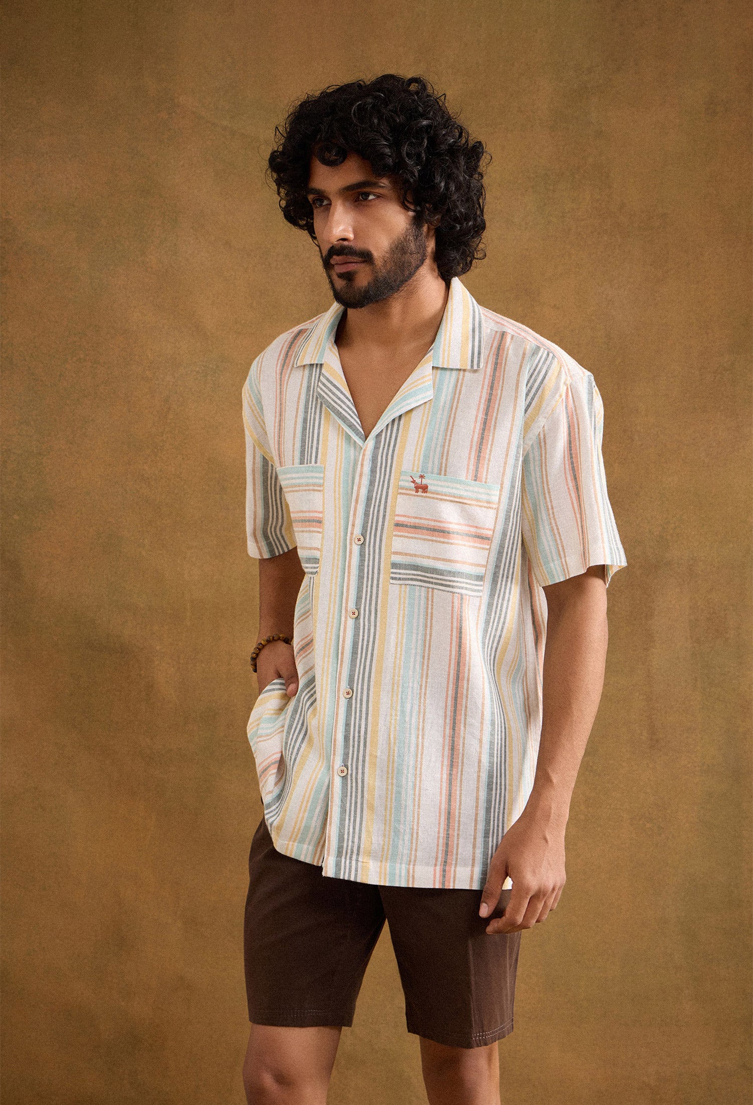 Nile Cotton Linen Blend Shirt