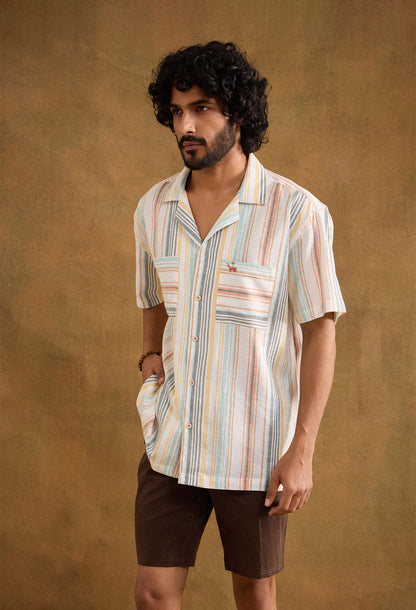 Nile Cotton Linen Blend Shirt