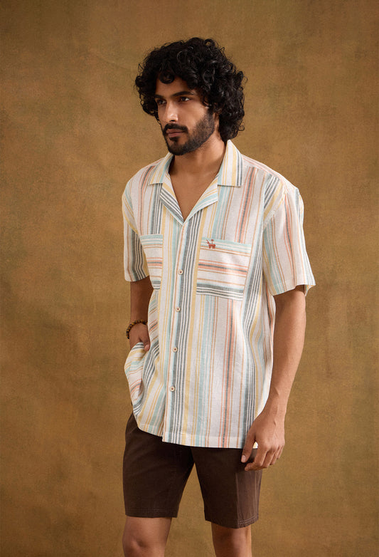 Nile Cotton Linen Blend Shirt