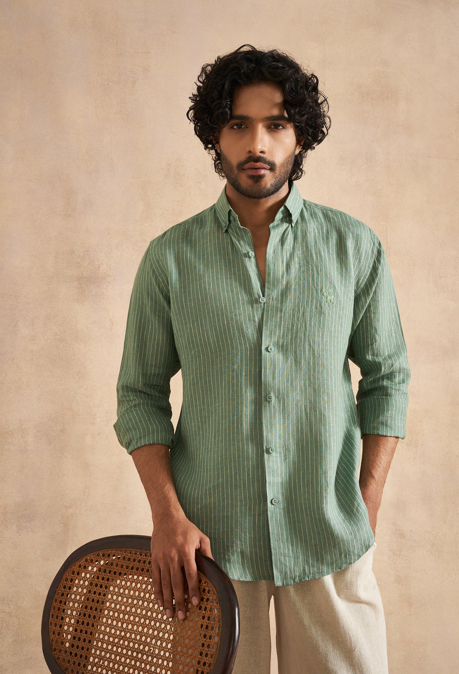Palm Linen Shirt