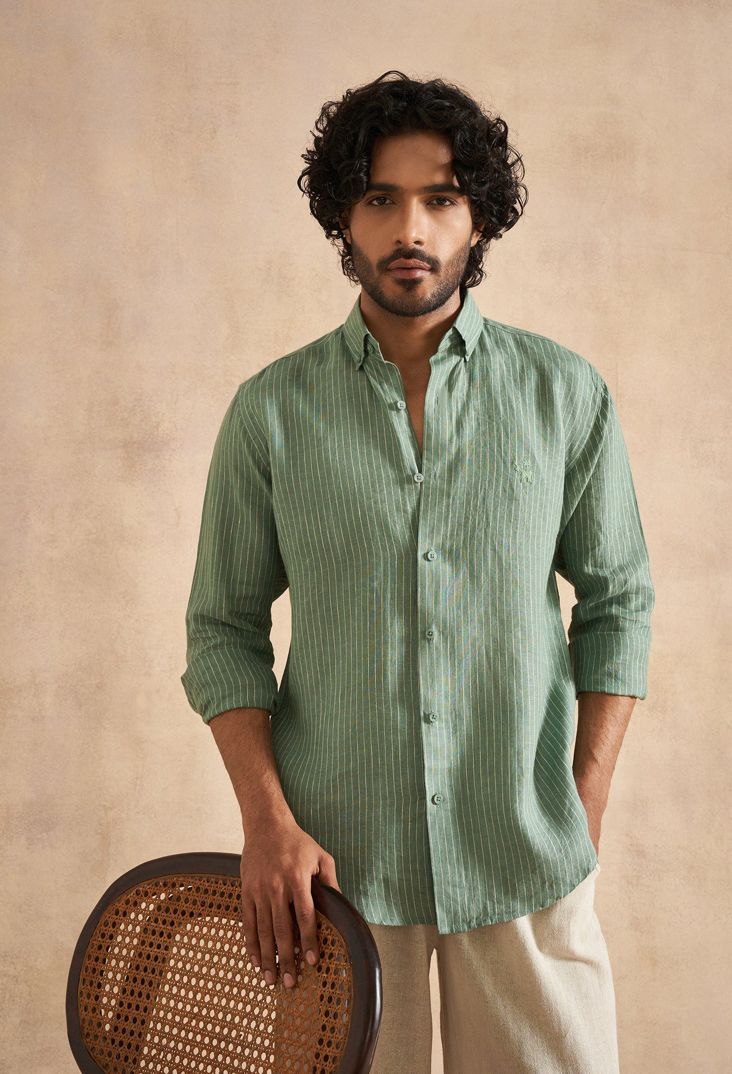Palm Linen Shirt