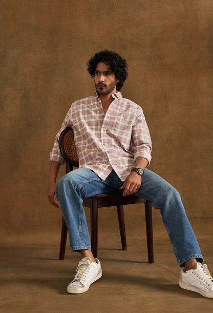 Pink Salt Oxford Shirt