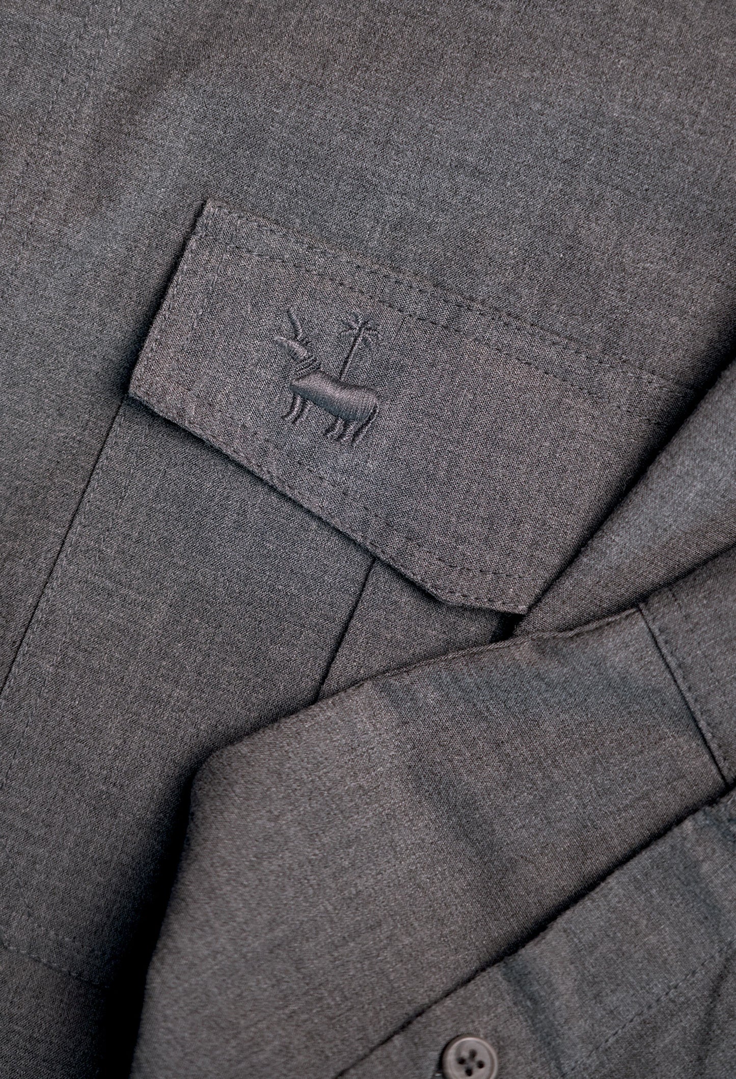 Charlie Shirt - Charcoal Grey