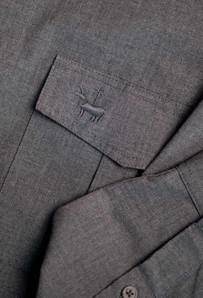 Charlie Shirt - Charcoal Grey