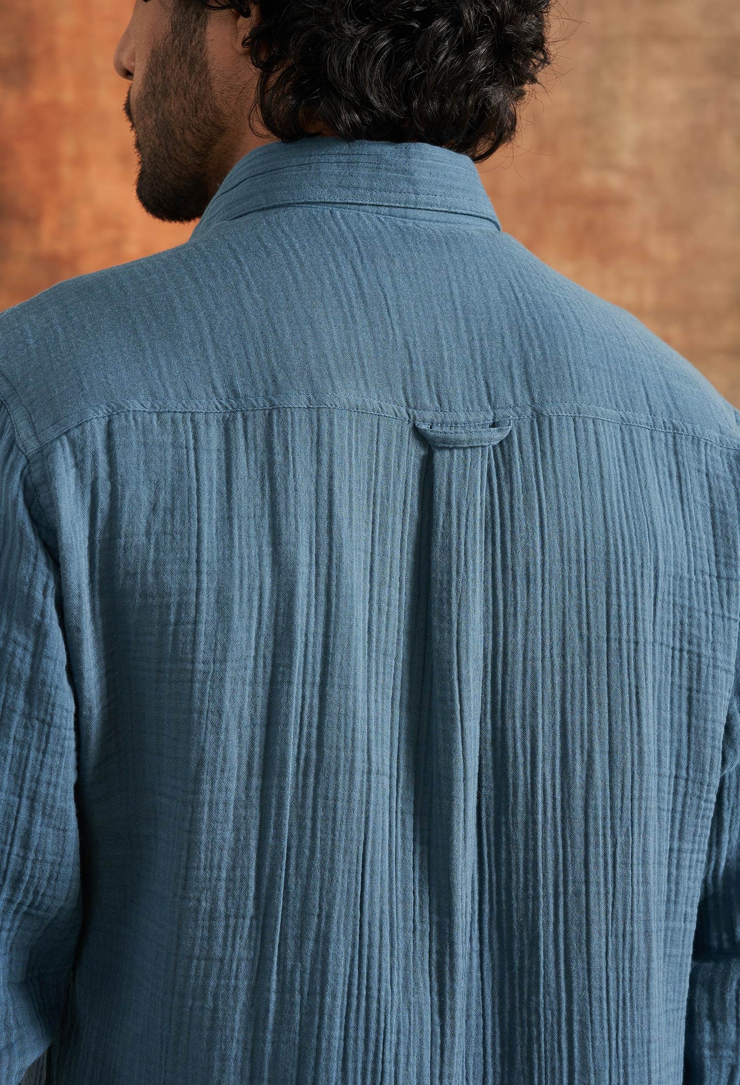 Indus Lapis Cotton Gauze Shirt