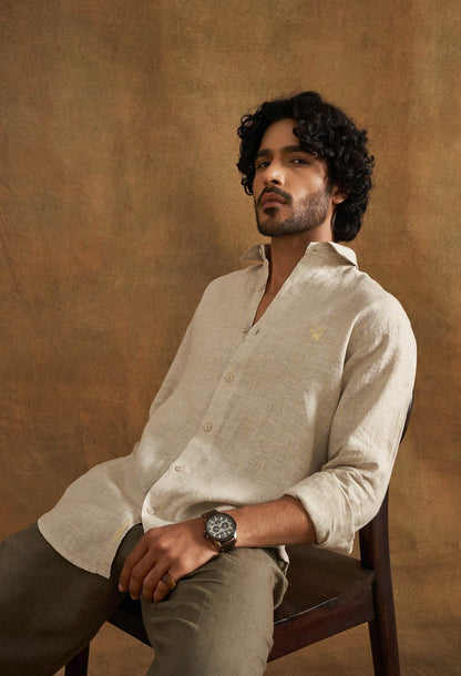 Driftwood Linen Shirt - neopalms
