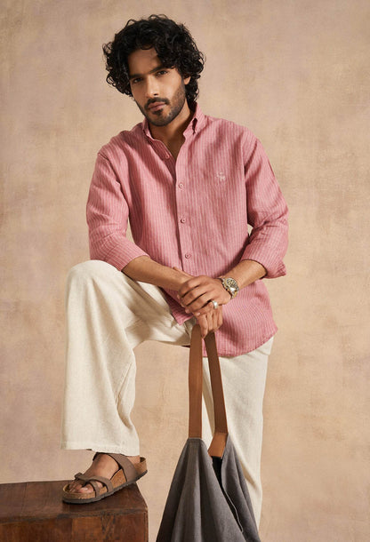 Rosewood Linen Shirt - neopalms