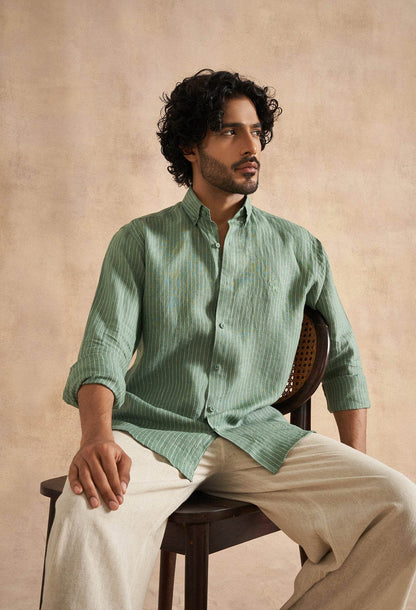 Palm Linen Shirt - neopalms