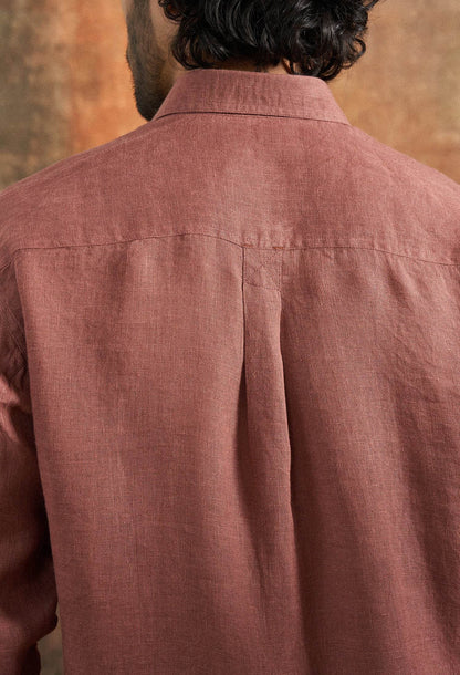 Sacred Fig Linen Shirt - neopalms