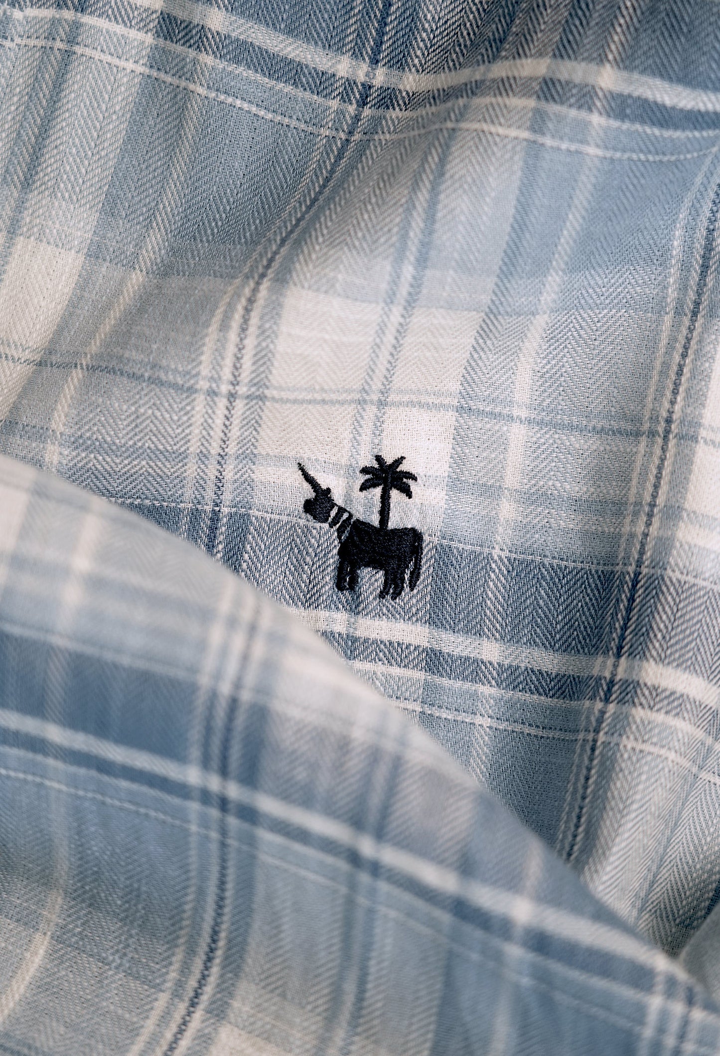 Zen Blue Cotton Shirt