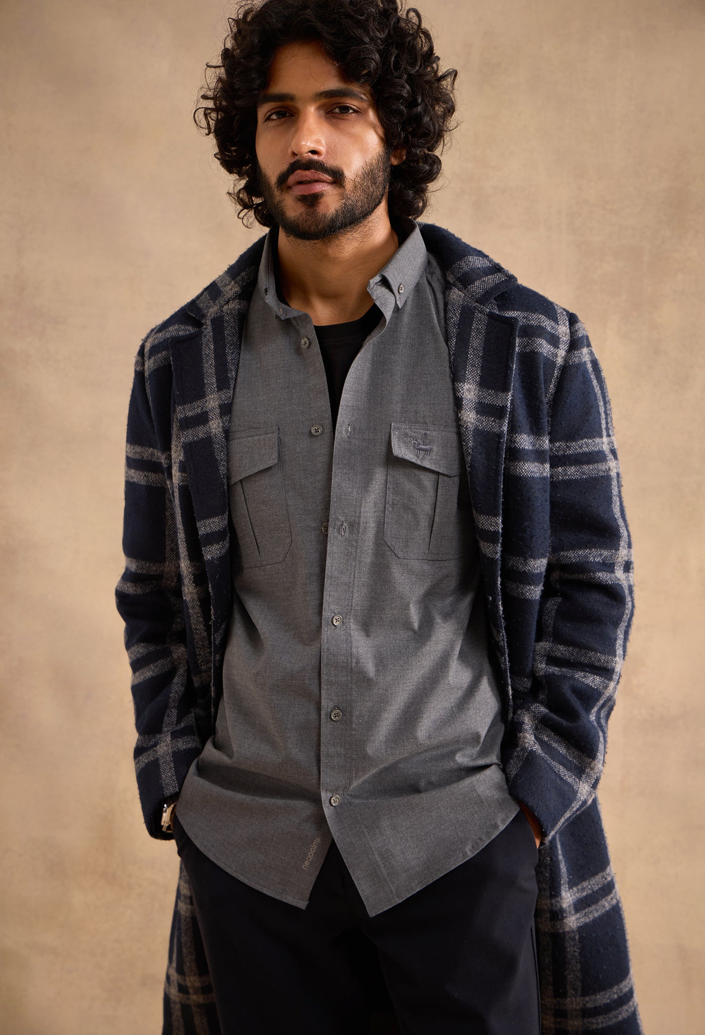 Charlie Shirt - Charcoal Grey