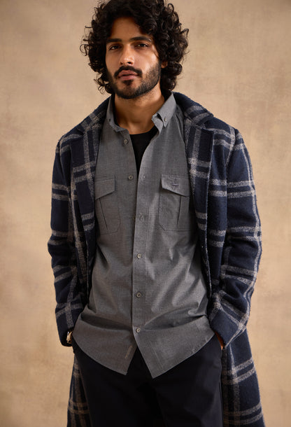 Charlie Shirt - Charcoal Grey