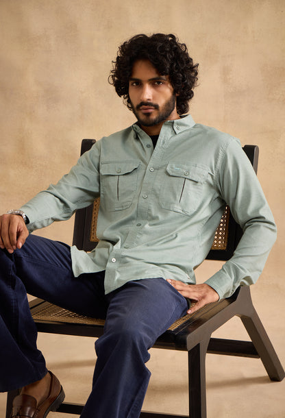 Alpine Shirt - Dusty Green
