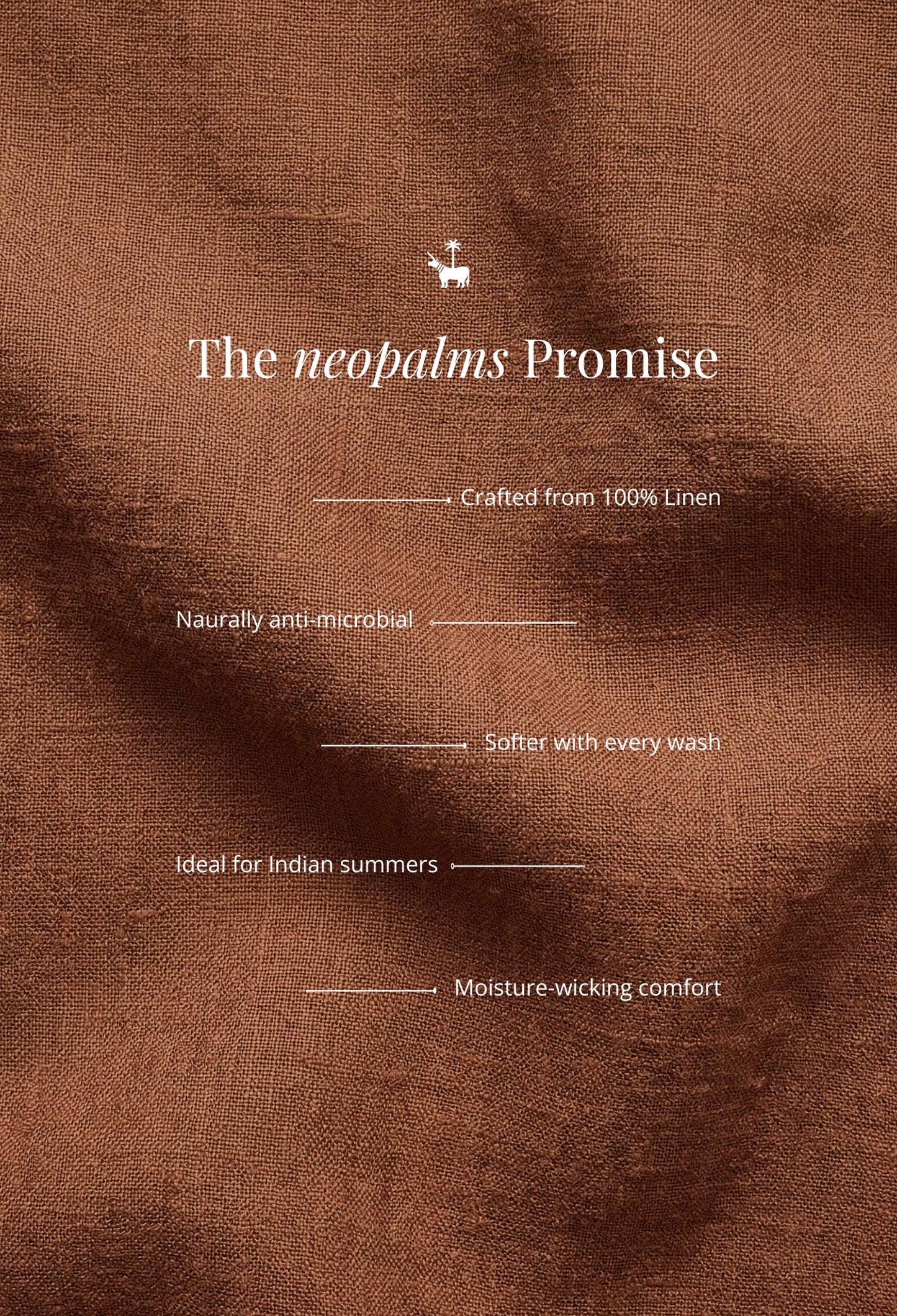 Aged Copper Linen Shirt