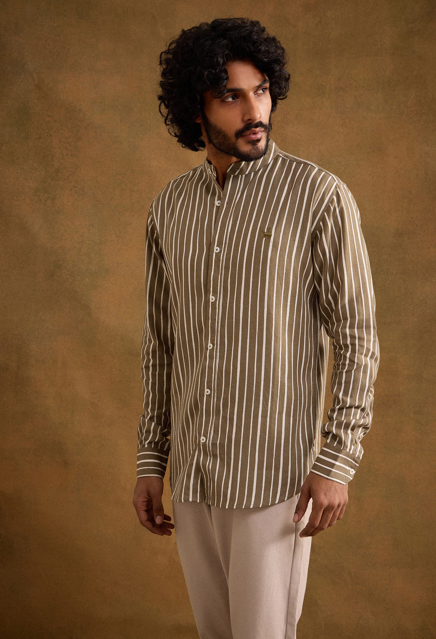 Oliver Cotton Linen Blend Shirt