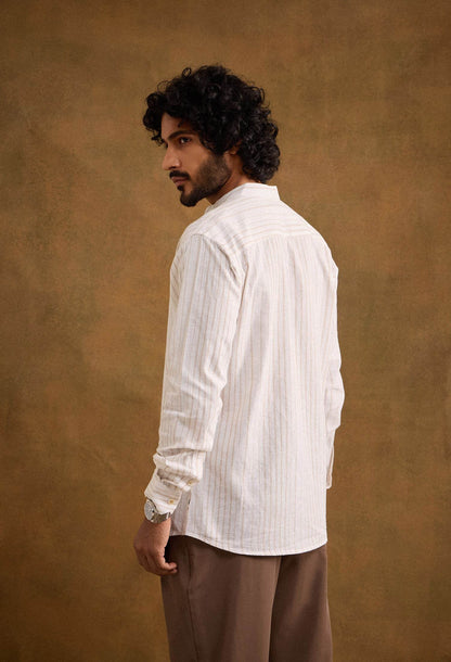 Theo Cotton Linen Blend Shirt - neopalms