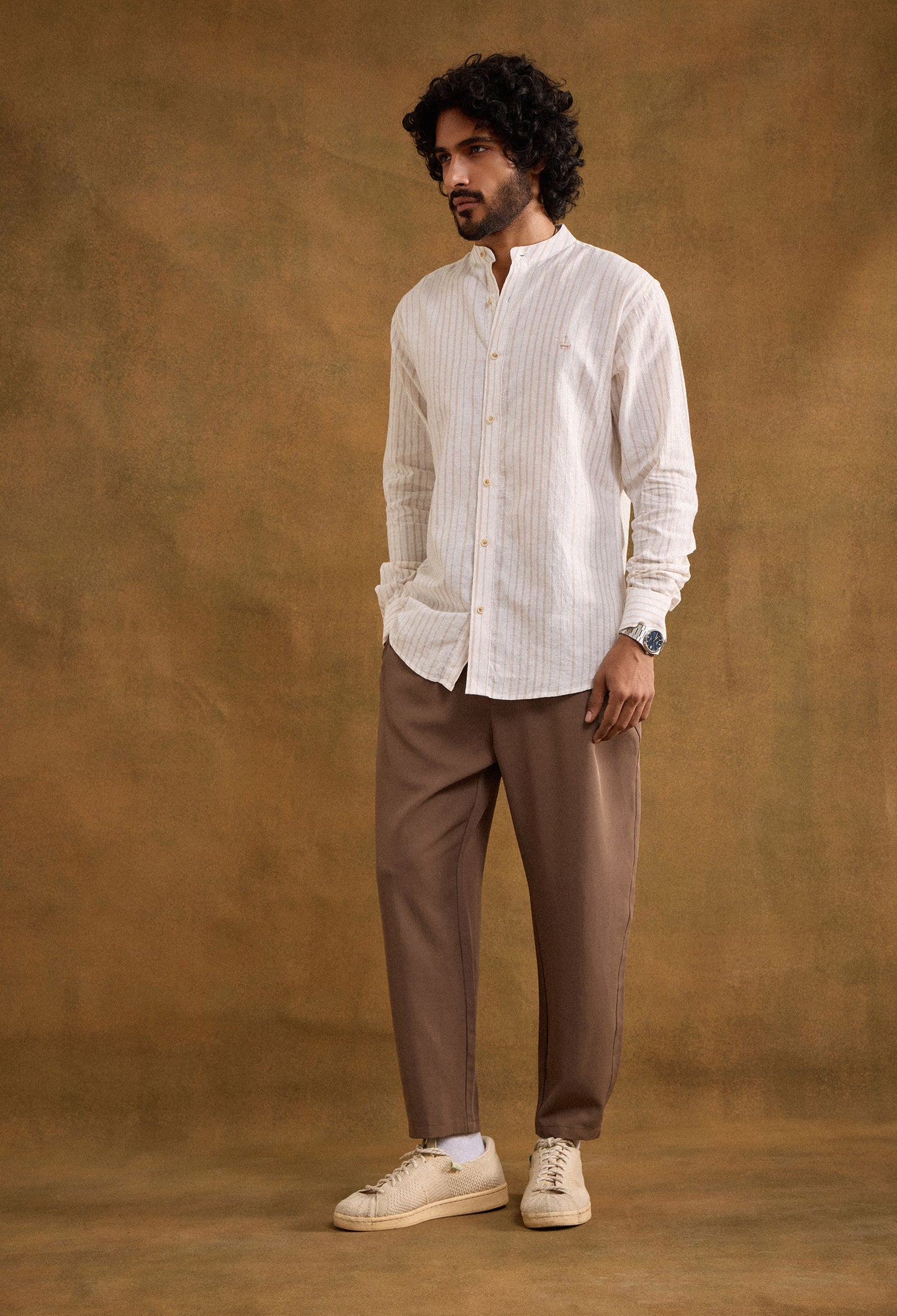 Theo Cotton Linen Blend Shirt