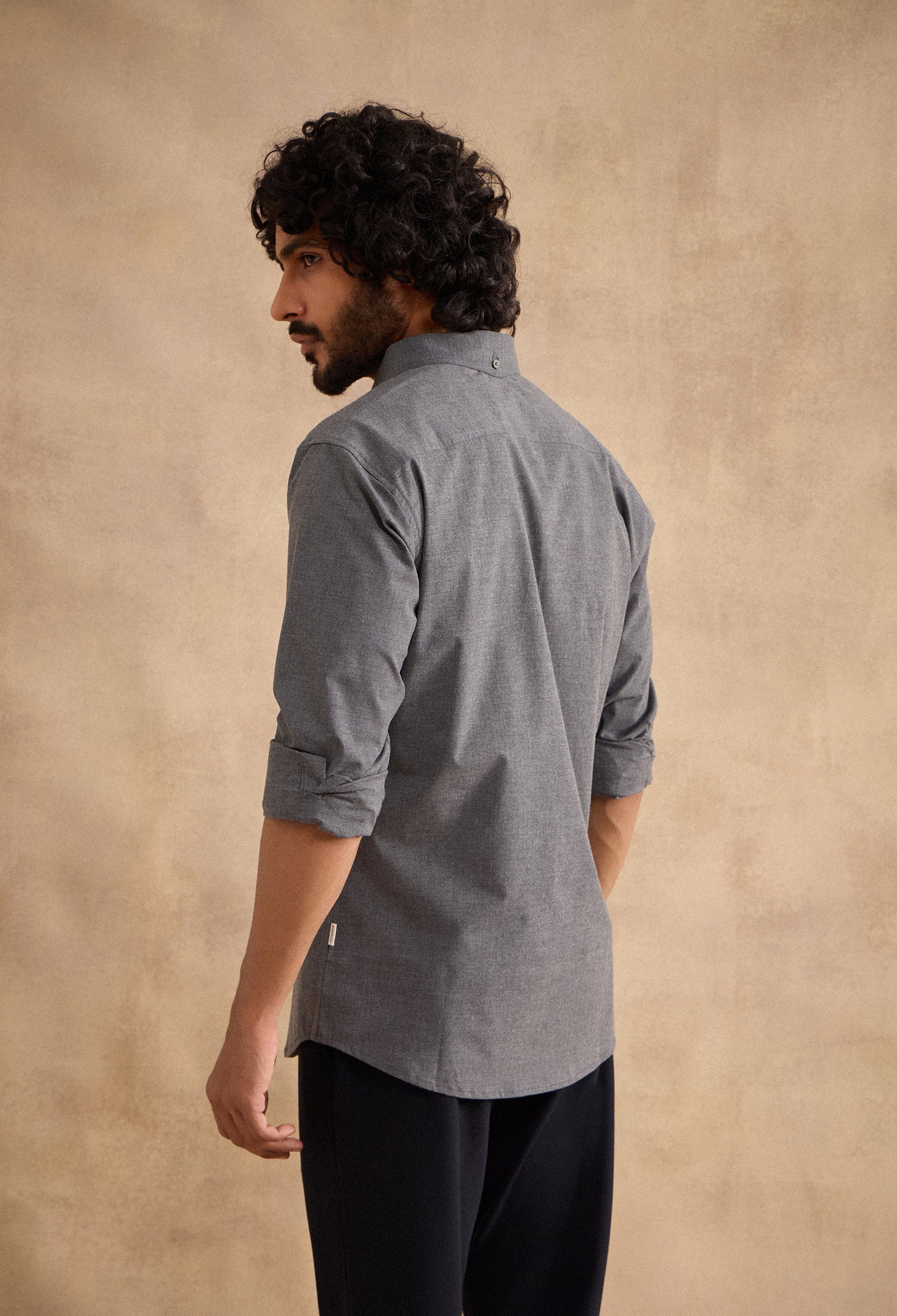 Charlie Shirt - Charcoal Grey