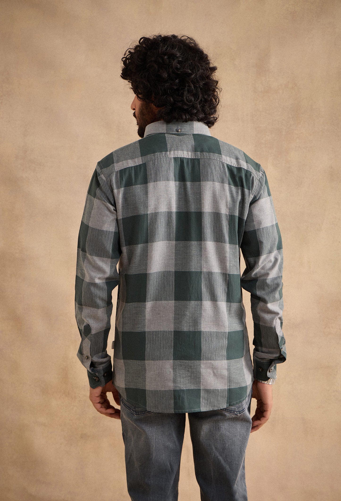 Moore Shirt - Green and Grey