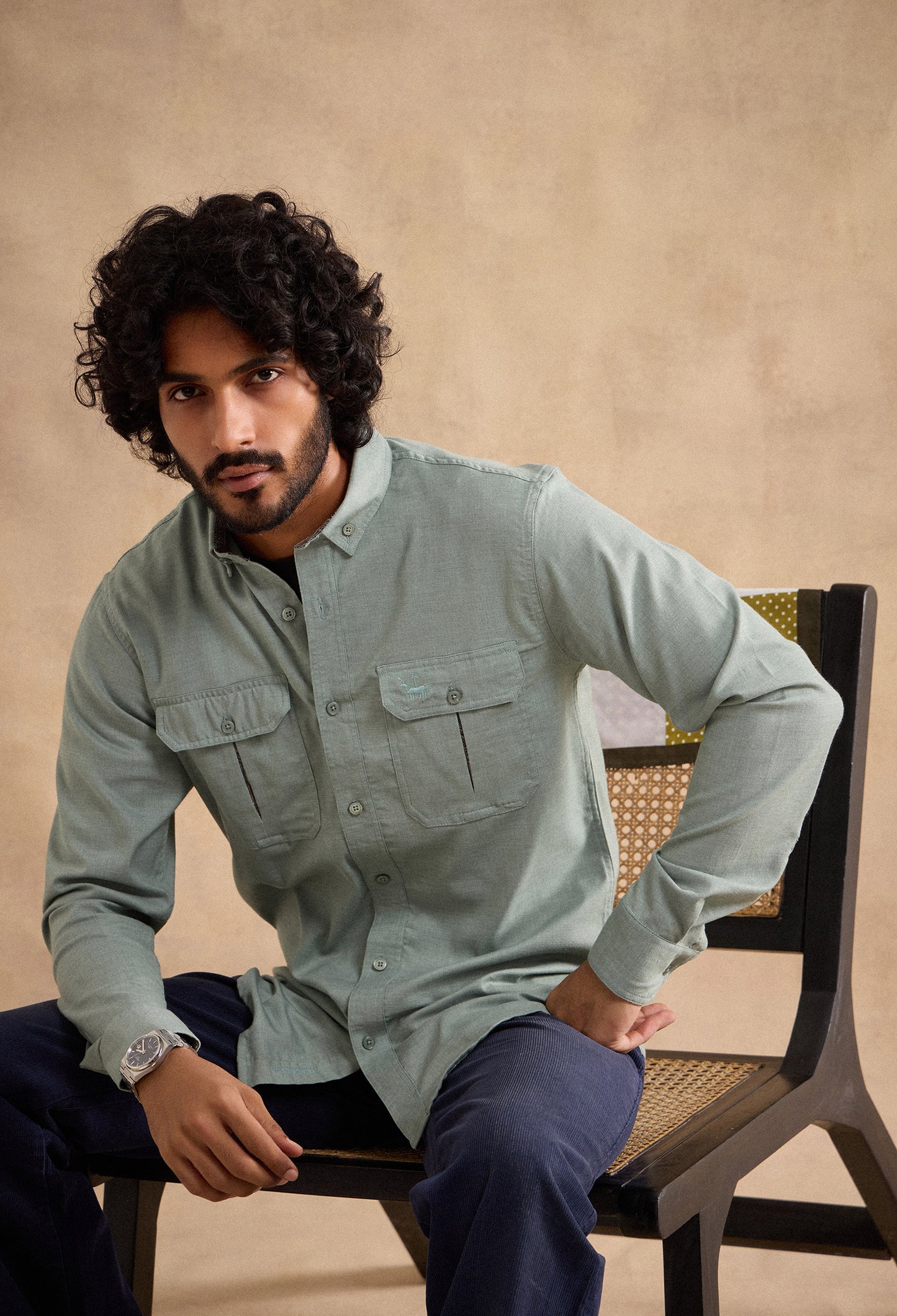 Alpine Shirt - Dusty Green