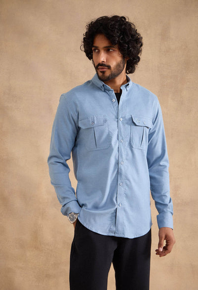 Alpine Shirt - Airforce Blue - neopalms