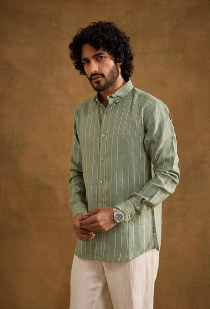 Sojourner 100% Linen Shirt - neopalms