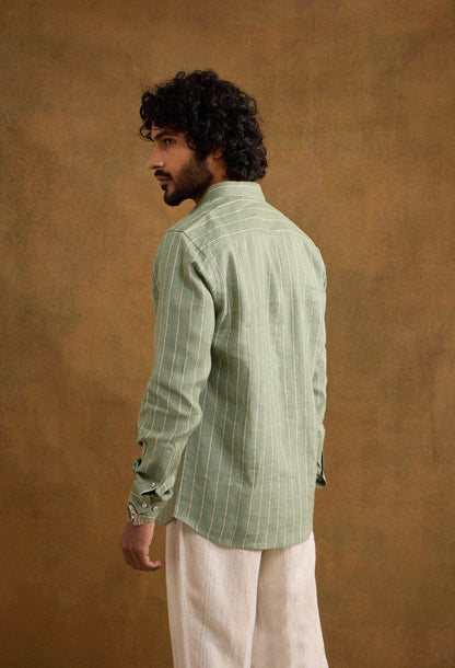 Sojourner 100% Linen Shirt - neopalms