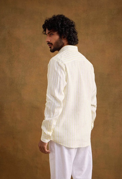 Crest 100% Linen Shirt - neopalms