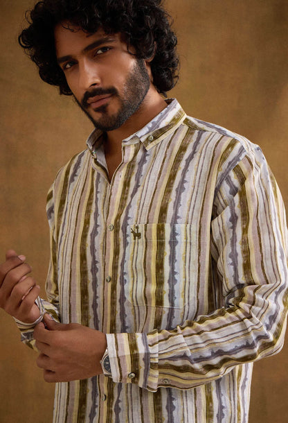 Zephyr 100% Linen Shirt - neopalms