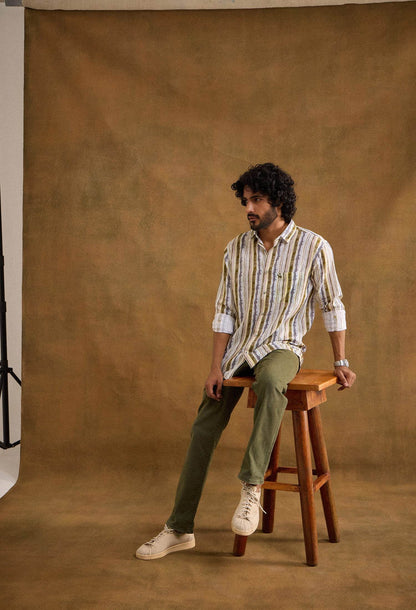 Zephyr 100% Linen Shirt - neopalms