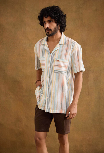 Nile Cotton Linen Blend Shirt - neopalms