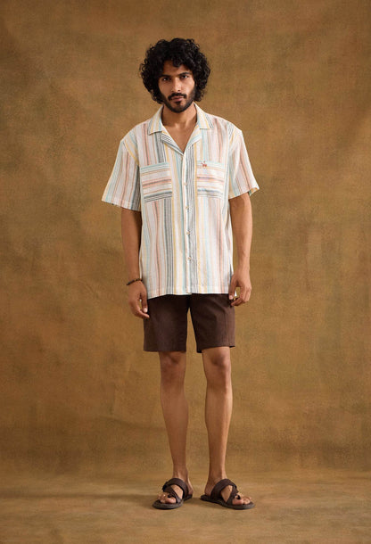 Nile Cotton Linen Blend Shirt - neopalms