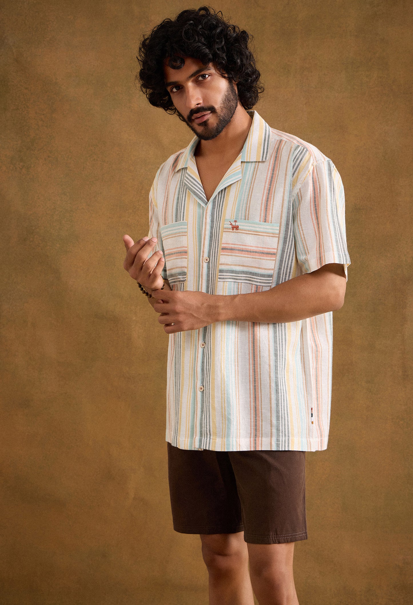 Nile Cotton Linen Blend Shirt