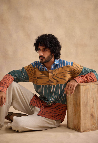Voyager Cotton Linen Blend Shirt - neopalms