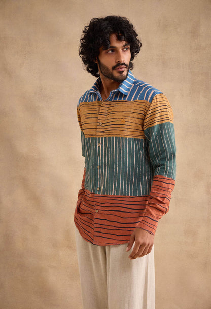 Voyager Cotton Linen Blend Shirt - neopalms